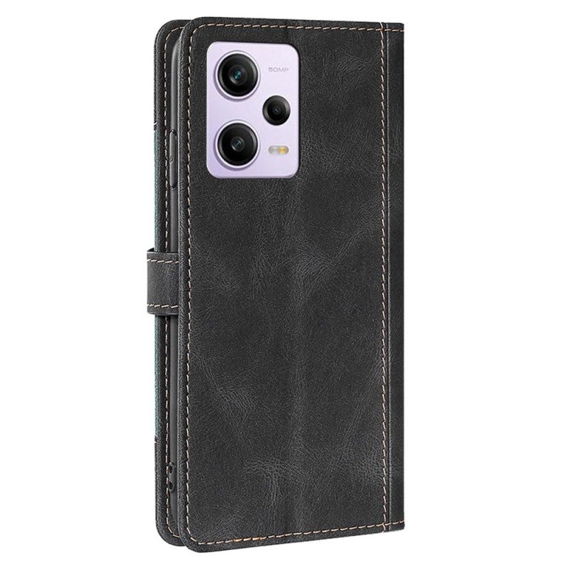 Folio Cover Xiaomi Redmi Note 12 Pro Floreale Bicolore