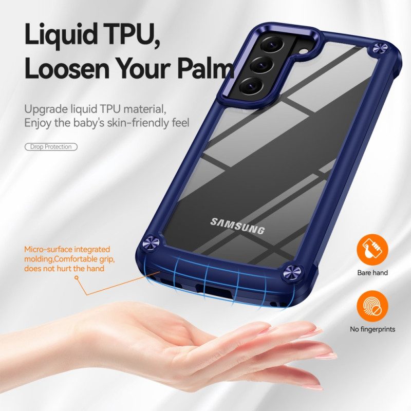 Cover Samsung Galaxy S23 5G Ibrido Con Lega Di Alluminio