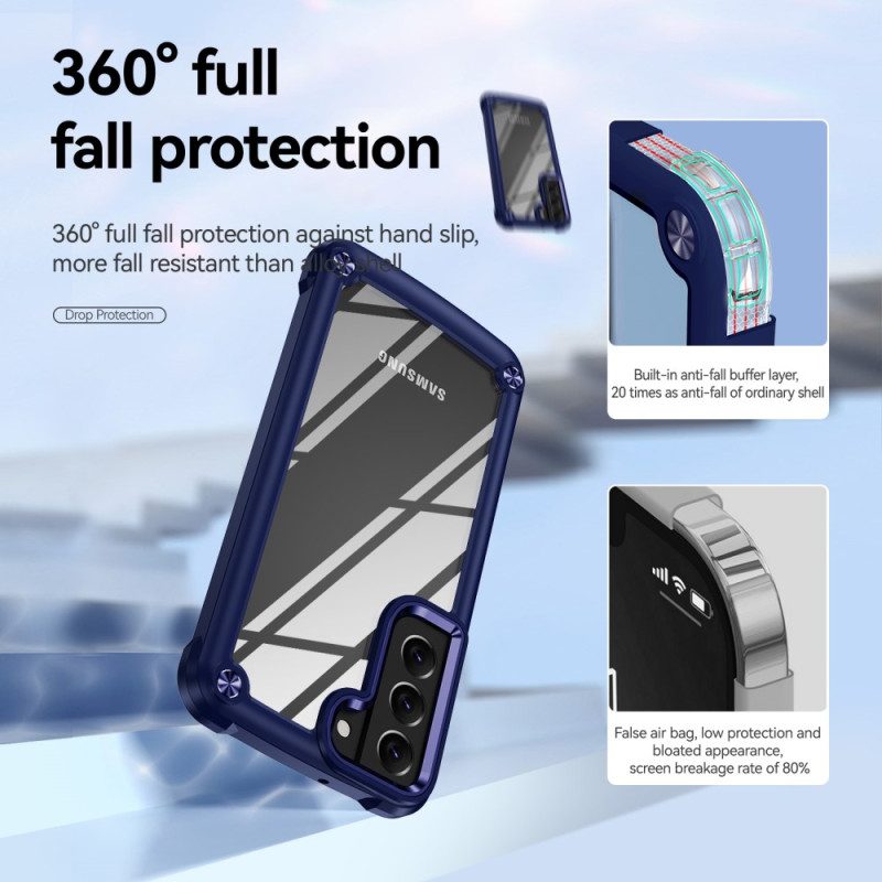 Cover Samsung Galaxy S23 5G Ibrido Con Lega Di Alluminio