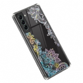 Cover Samsung Galaxy S23 5G Mandala Di Pizzo Senza Cuciture