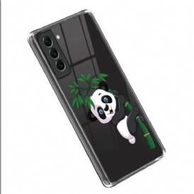 Cover Samsung Galaxy S23 5G Panda Senza Cuciture Su Bambù