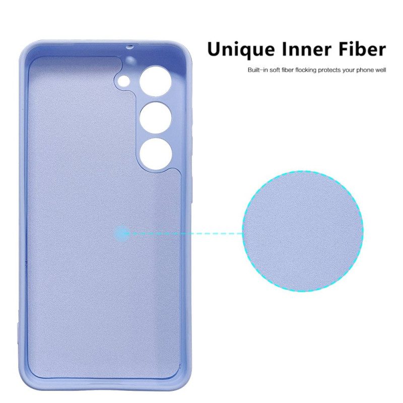 Cover Samsung Galaxy S23 5G Portacarte In Silicone Liquido