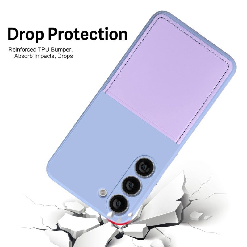 Cover Samsung Galaxy S23 5G Portacarte In Silicone Liquido