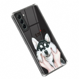 Cover Samsung Galaxy S23 5G Sorriso Di Cane Senza Soluzione Di Continuità