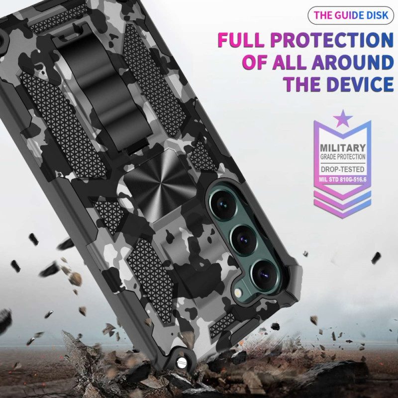 Cover Samsung Galaxy S23 5G Supporto Rimovibile Mimetico