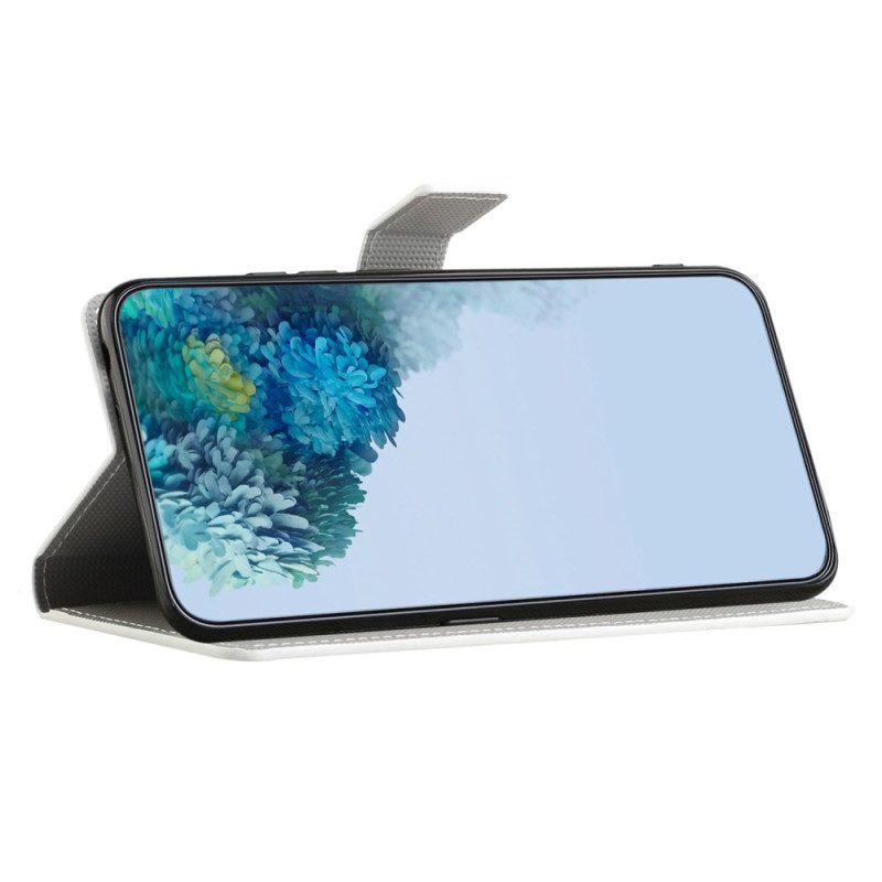 Custodia in pelle Samsung Galaxy S23 5G Fiori Tropicali