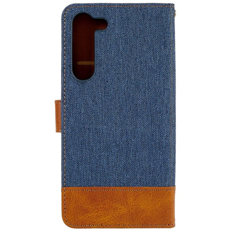 Custodia in pelle Samsung Galaxy S23 5G Jeans