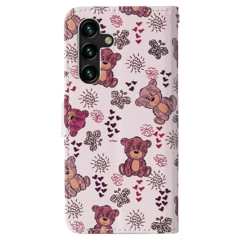 Custodia in pelle Samsung Galaxy S23 5G Orsacchiotti