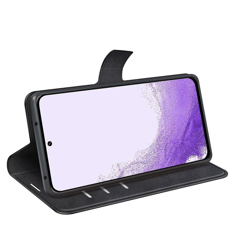 Folio Cover Samsung Galaxy S23 5G Colore Pelle Stile