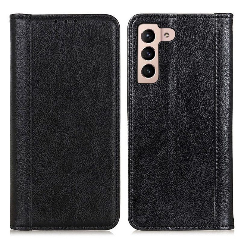 Folio Cover Samsung Galaxy S23 5G Custodia in pelle Cuoio Spaccato