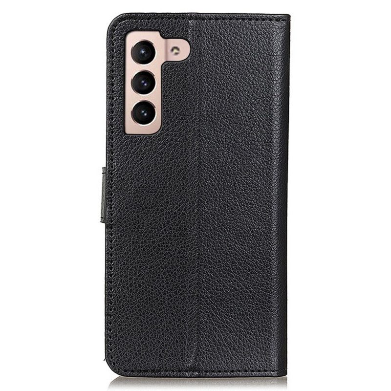 Folio Cover Samsung Galaxy S23 5G Ecopelle Tradizionale