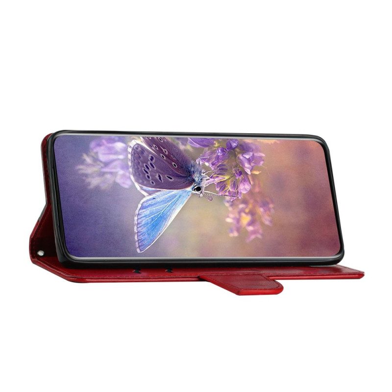 Folio Cover Samsung Galaxy S23 5G Farfalla Barocca Bicolore