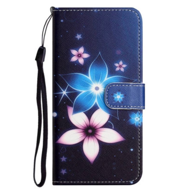 Folio Cover Samsung Galaxy S23 5G Fiori Lunari