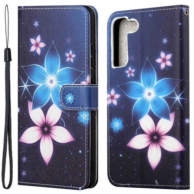 Folio Cover Samsung Galaxy S23 5G Fiori Lunari