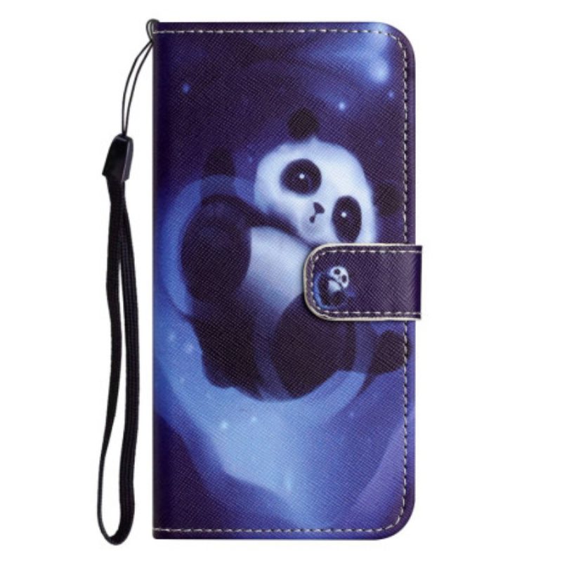 Folio Cover Samsung Galaxy S23 5G Panda Strappy