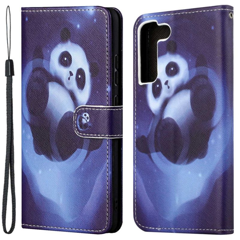 Folio Cover Samsung Galaxy S23 5G Panda Strappy