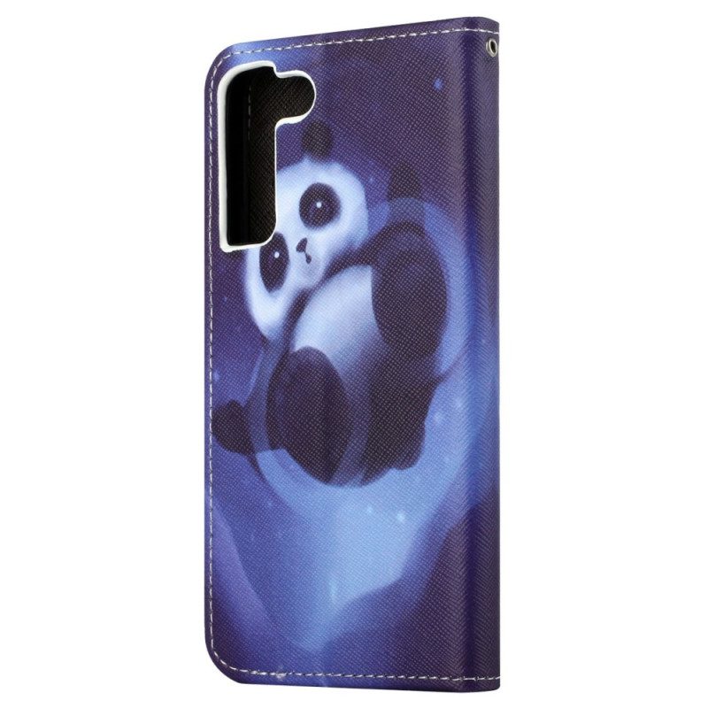 Folio Cover Samsung Galaxy S23 5G Panda Strappy