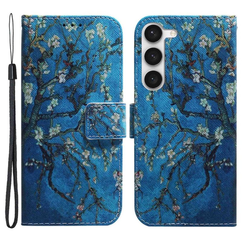 Folio Cover Samsung Galaxy S23 5G Rami Fioriti