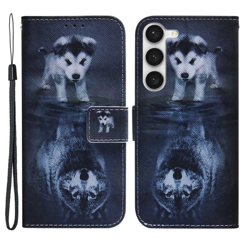 Folio Cover Samsung Galaxy S23 5G Sogno Da Cucciolo