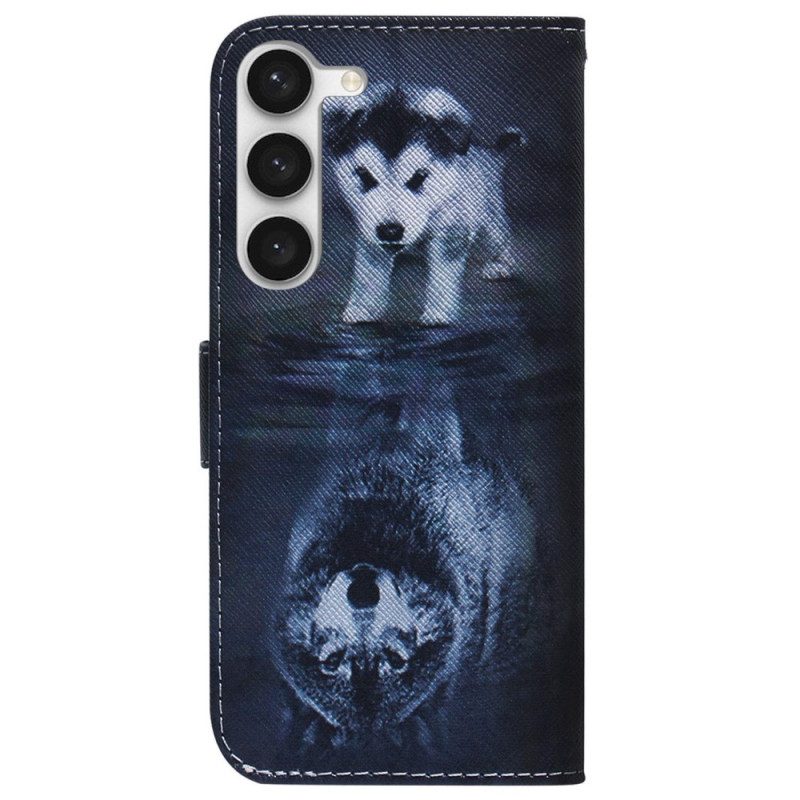 Folio Cover Samsung Galaxy S23 5G Sogno Da Cucciolo