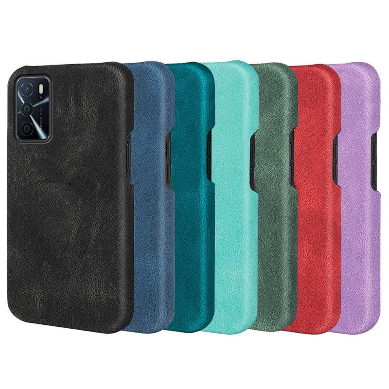 Cover Oppo A16 / A16s Nuovi Colori Elegance Effetto Pelle