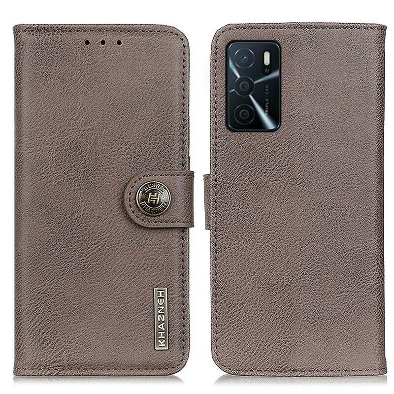 Custodia in pelle Oppo A16 / A16s Similpelle Khazneh