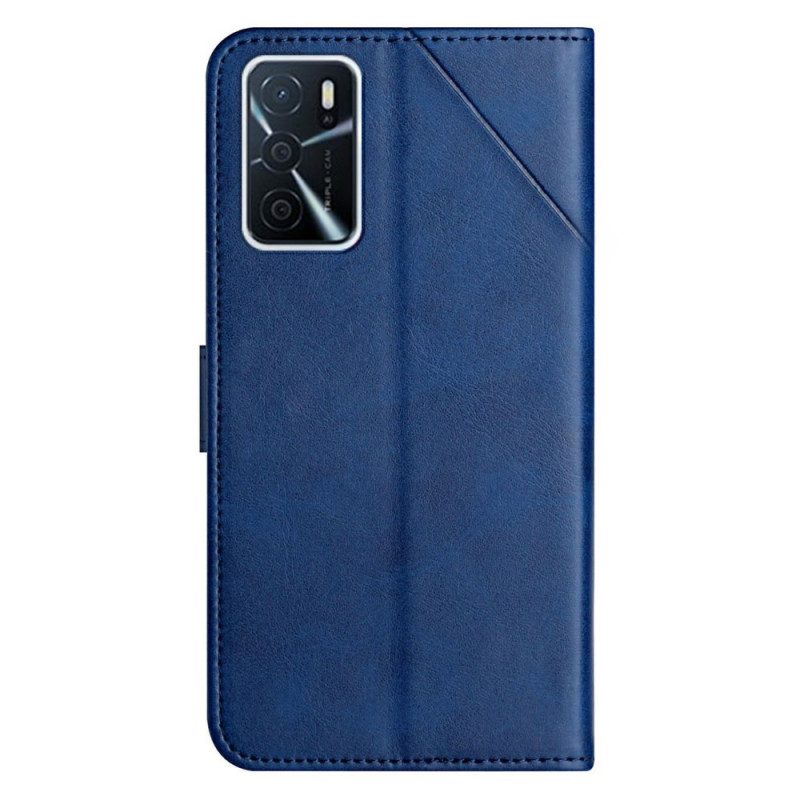 Custodia in pelle Oppo A16 / A16s X Design Stile In Pelle Geo