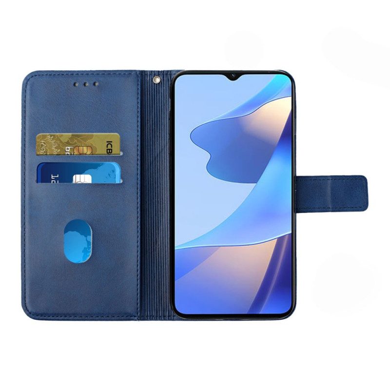 Custodia in pelle Oppo A16 / A16s X Design Stile In Pelle Geo