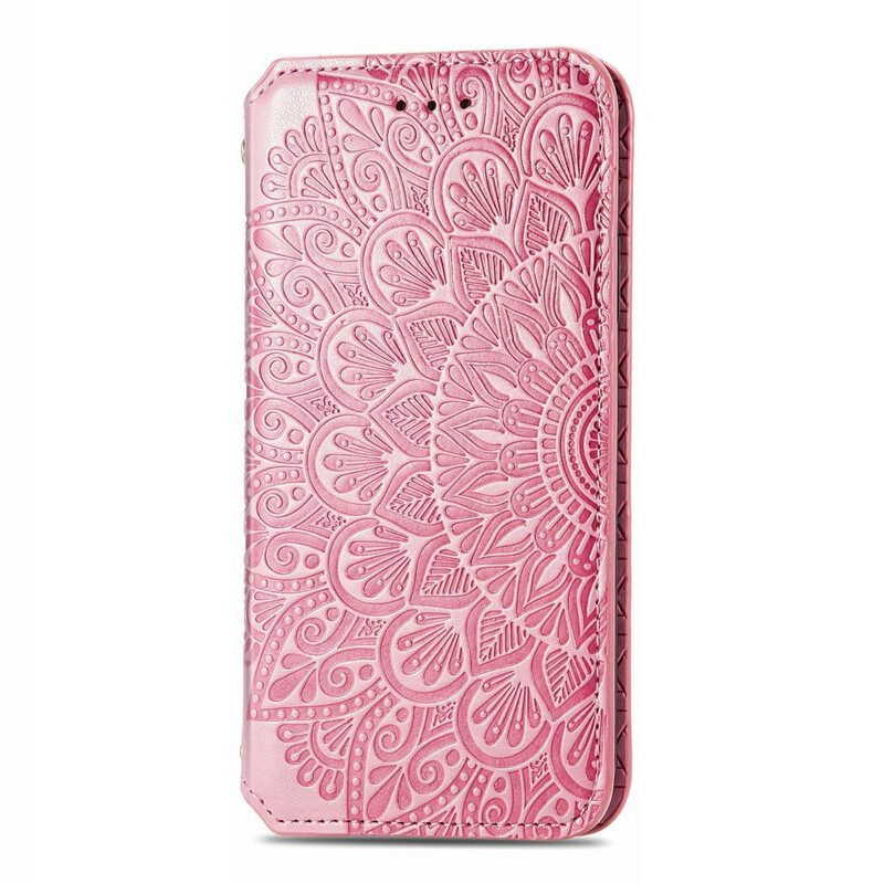 Folio Cover Oppo A16 / A16s Custodia in pelle Mandala