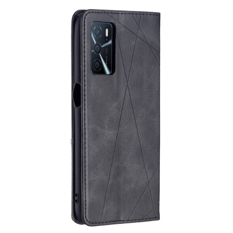 Folio Cover Oppo A16 / A16s Custodia in pelle Stile D'artista