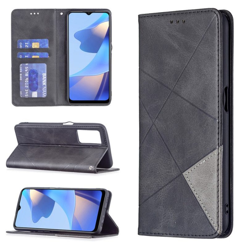 Folio Cover Oppo A16 / A16s Custodia in pelle Stile D'artista