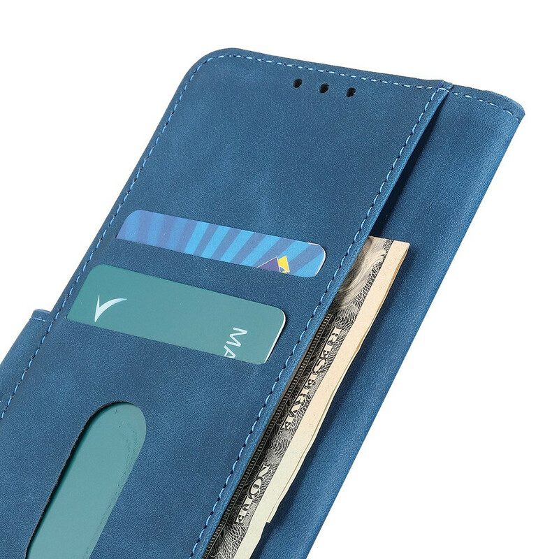 Folio Cover Oppo A16 / A16s Effetto Pelle Vintage Opaca Khazneh