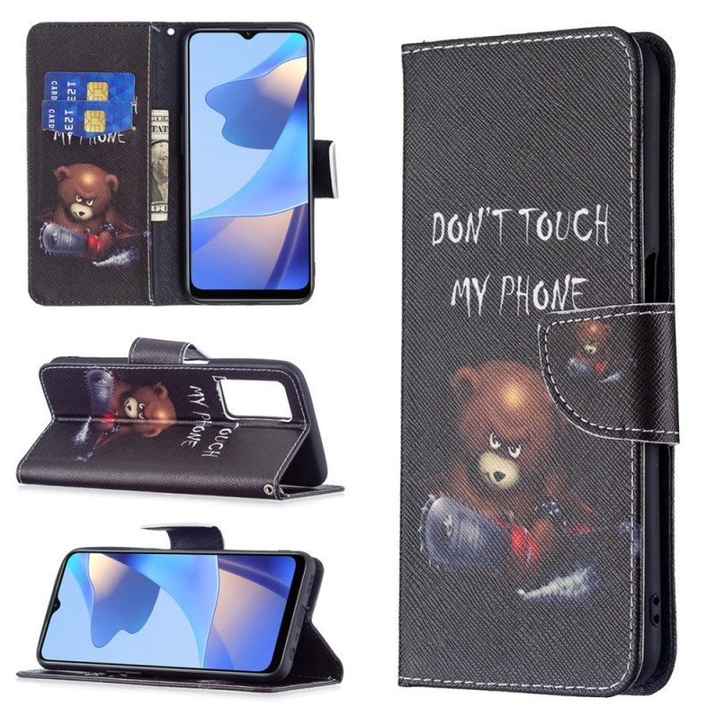 Folio Cover Oppo A16 / A16s Orso Pericoloso