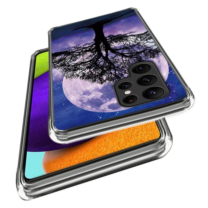 Cover Samsung Galaxy S23 Ultra 5G Albero Lunare