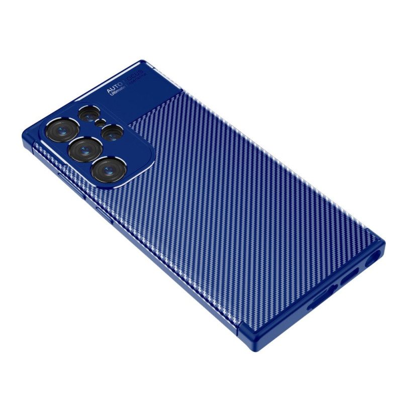 Cover Samsung Galaxy S23 Ultra 5G Fibra Di Carbonio Flessibile