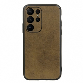 Cover Samsung Galaxy S23 Ultra 5G Look Raffinato Effetto Pelle