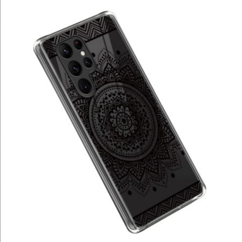 Cover Samsung Galaxy S23 Ultra 5G Mandala Nero