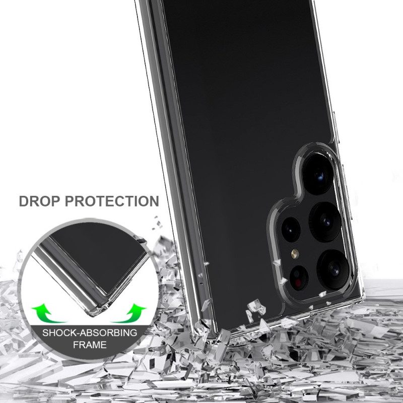 Cover Samsung Galaxy S23 Ultra 5G Trasparente Anti-ingiallimento