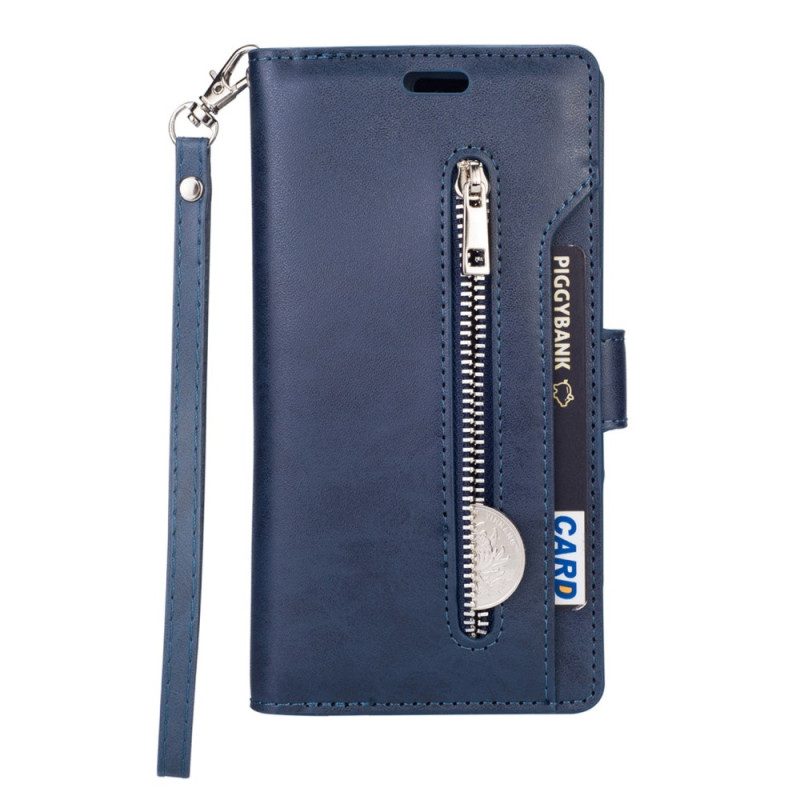 Custodia in pelle Samsung Galaxy S23 Ultra 5G Borsa Con Cordino