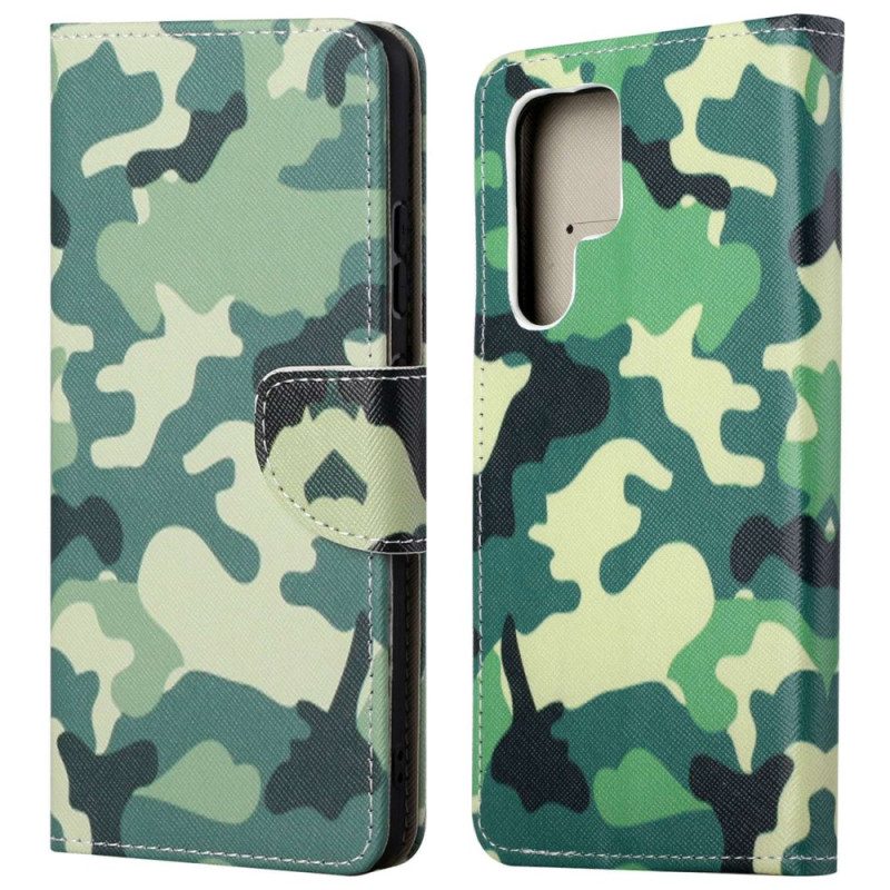 Custodia in pelle Samsung Galaxy S23 Ultra 5G Camuffare