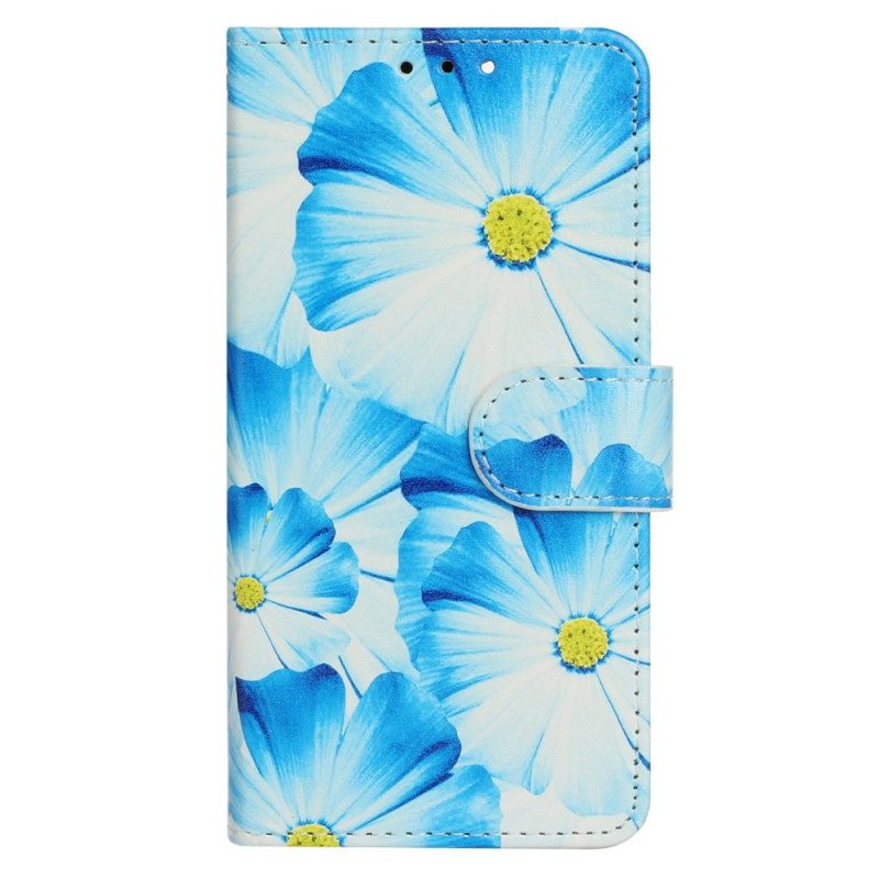 Custodia in pelle Samsung Galaxy S23 Ultra 5G Fiori