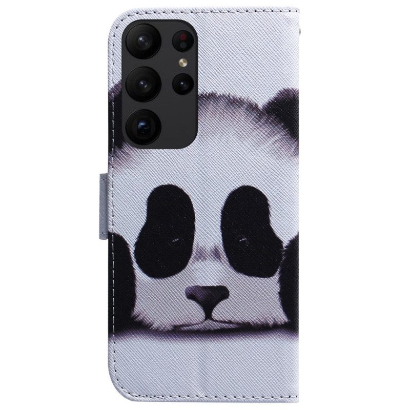 Custodia in pelle Samsung Galaxy S23 Ultra 5G Il Mio Cordino Panda