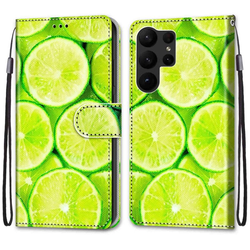 Custodia in pelle Samsung Galaxy S23 Ultra 5G Limes