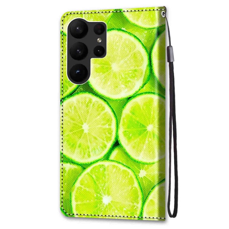 Custodia in pelle Samsung Galaxy S23 Ultra 5G Limes