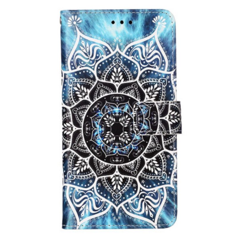 Custodia in pelle Samsung Galaxy S23 Ultra 5G Mandala Nel Cielo