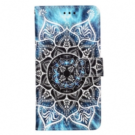 Custodia in pelle Samsung Galaxy S23 Ultra 5G Mandala Nel Cielo