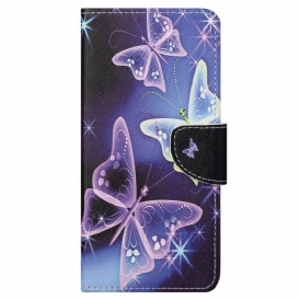 Custodia in pelle Samsung Galaxy S23 Ultra 5G Sublimi Farfalle