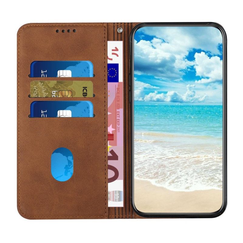 Folio Cover Samsung Galaxy S23 Ultra 5G Custodia in pelle Modello In Pelle Stile 3d