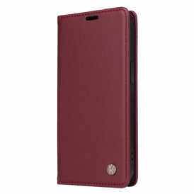 Folio Cover Samsung Galaxy S23 Ultra 5G Custodia in pelle Yikatu