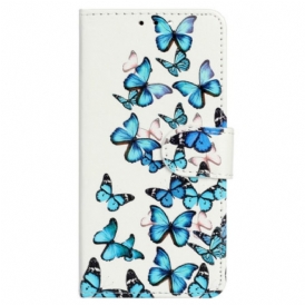 Folio Cover Samsung Galaxy S23 Ultra 5G Farfalle In Volo